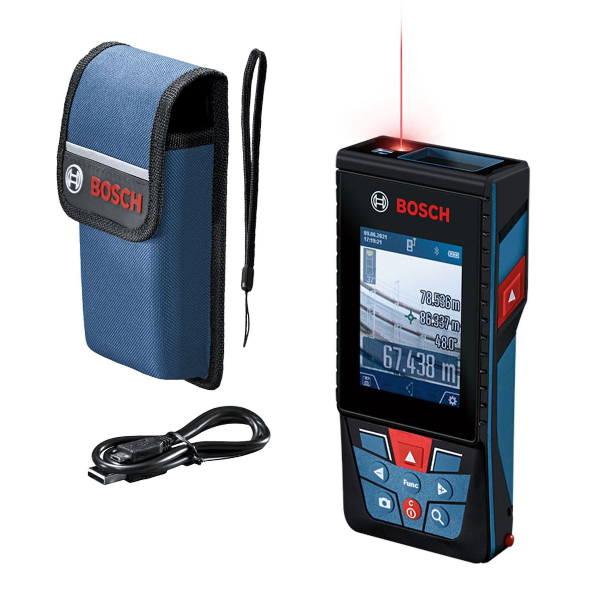 BOSCH - Medidor láser Bosch GLM 150-27 C alcance 150m con Bluetooth