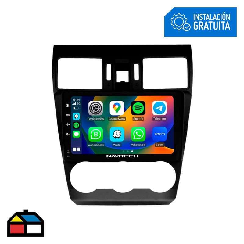 NAVITECH - Autoradio Multimedia para Subaru Impreza y Forester 2013-14