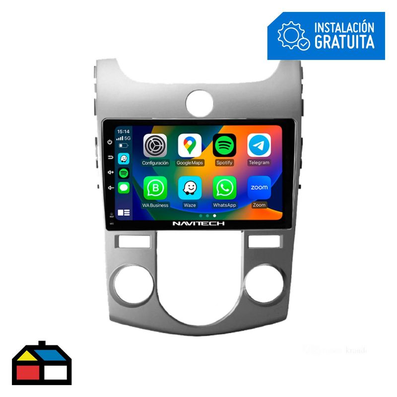 NAVITECH - Autoradio Multimedia Navitech Kia Cerato Forte 2008 ? 2012 (AC Manual)