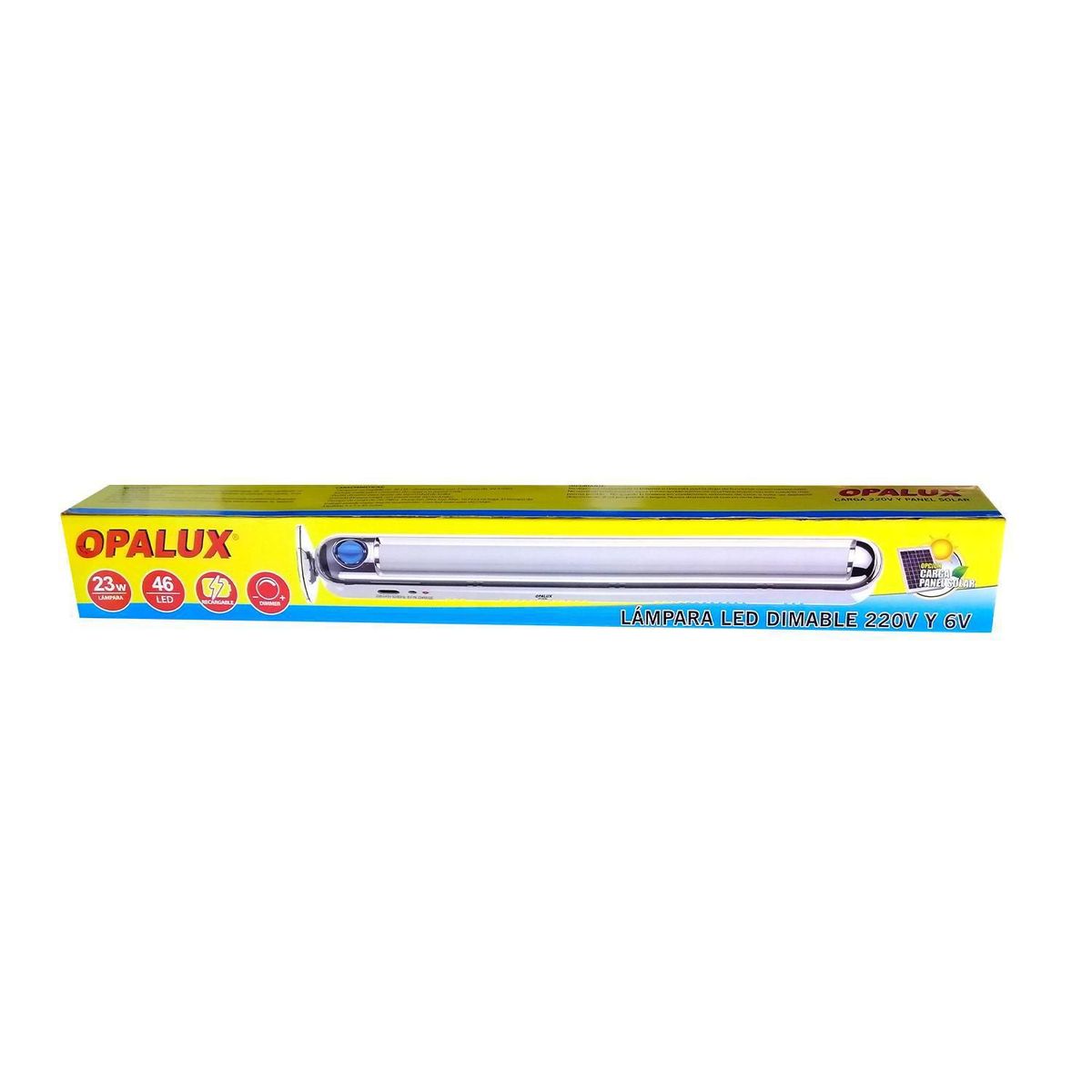 OPALUX - Lámpara de Escritorio Dimeable 23W Recargable