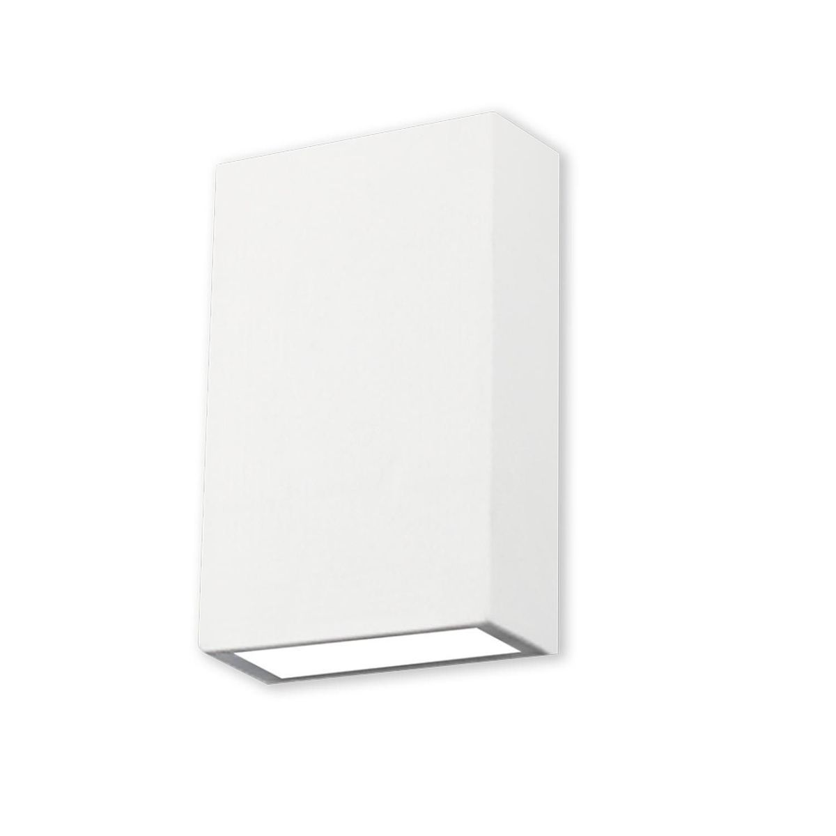 OPALUX - Aplique de Pared Exterior LED Blanco 4W