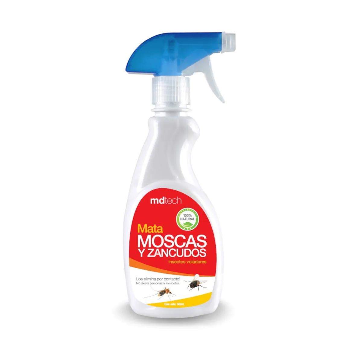 MDTECH - Mata moscas y zancudos líquido en Frasco 500 ml