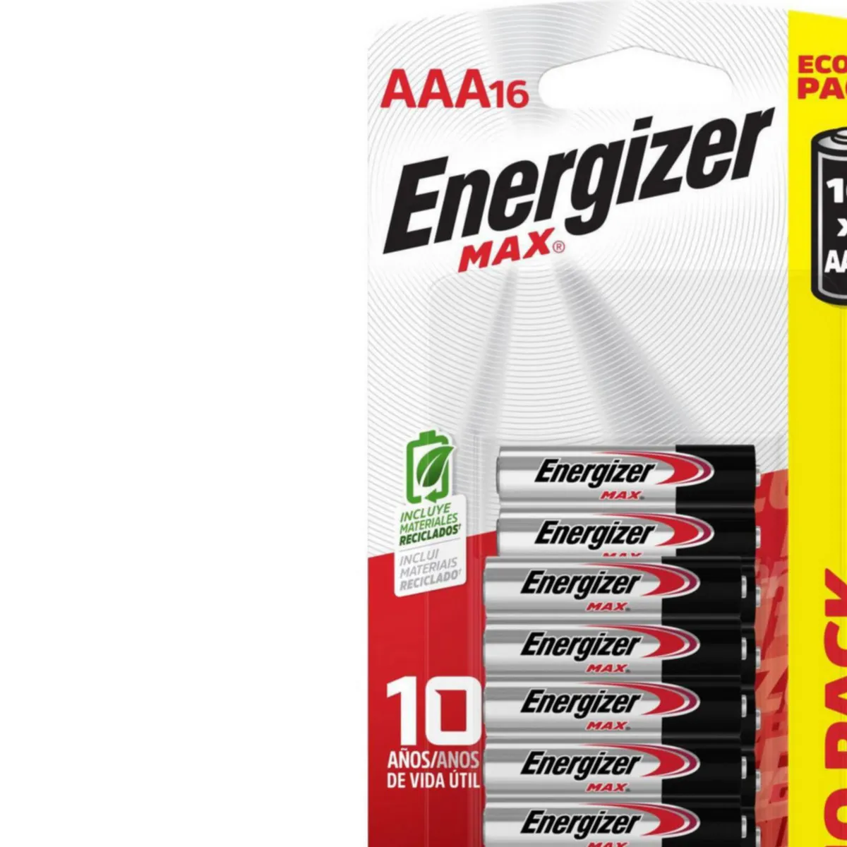 ENERGIZER - Pack de 16 pilas alcalinas AAA Max 1.5V Energizer