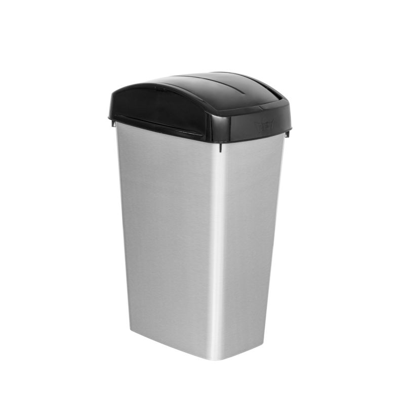 REYPLAST - Papelera Polipropileno Reyplast Metalizado 25 L
