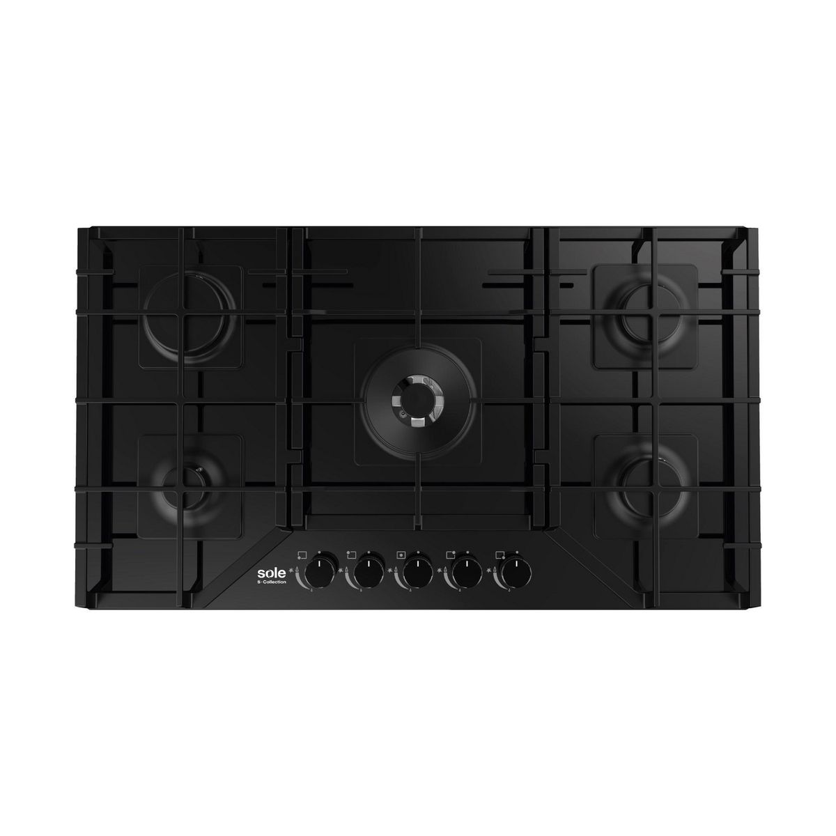 SCOLLECTION - Combo Sole Encimera a Gas 86cm SOLCO067 + Campana Decorativa 90cm TURE81COV2 + Horno Eléctrico 60cm SOLHO019