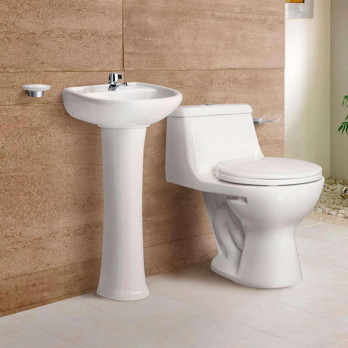 ITALGRIF - Combo Buzios Lavadero Aruba + Pedestal