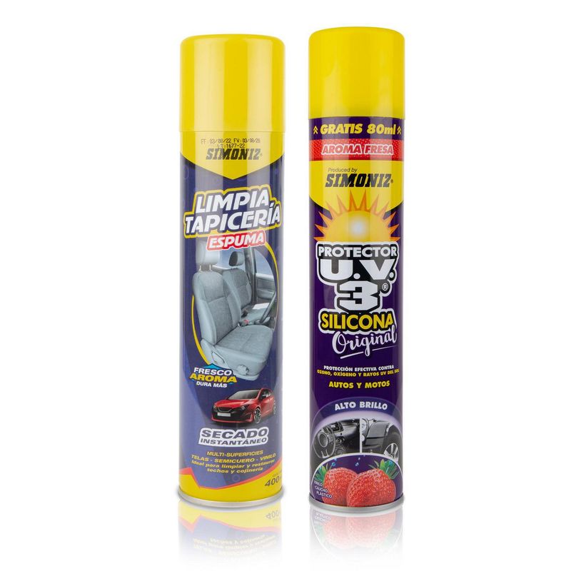 SIMONIZ - Limp Espuma 400Ml + Silicona Fresa 400Ml
