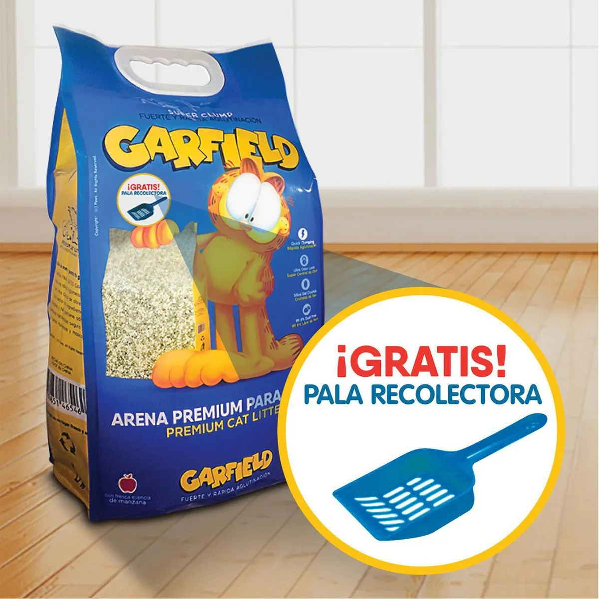 GARFIELD - Arena Premium para Gatos 10kg
