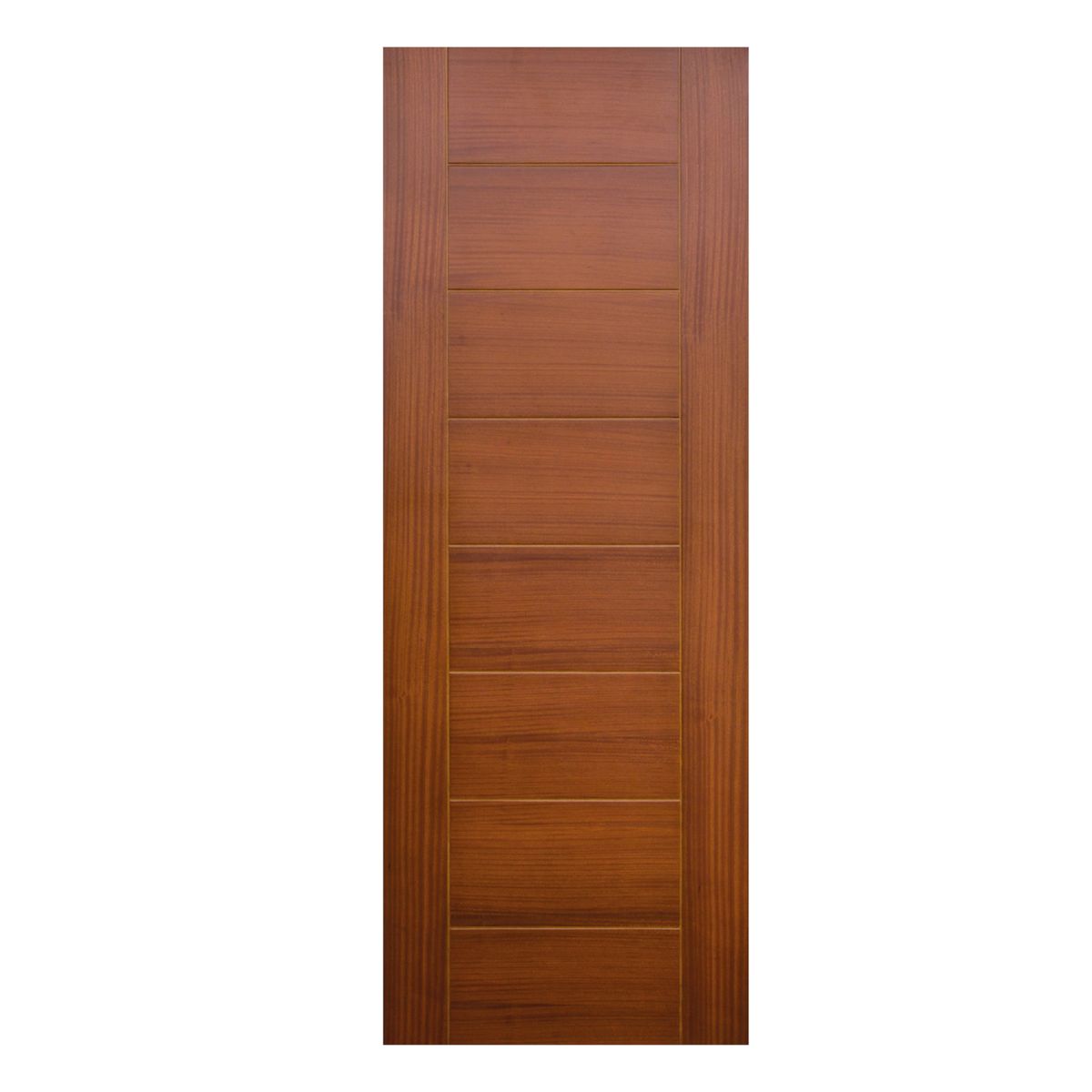 DIMFER - Puerta Interior Combo (Marco+Bisagras) Milano Sapelli AS 85x210cm Madera