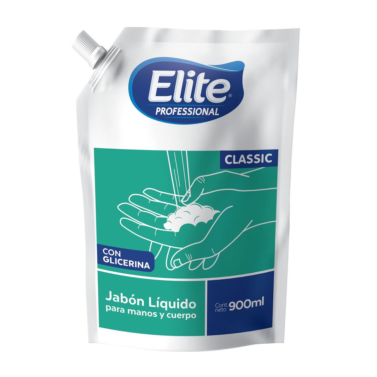 ELITE PROFESSIONAL - Jabón Líquido Elite Doypack 900Ml
