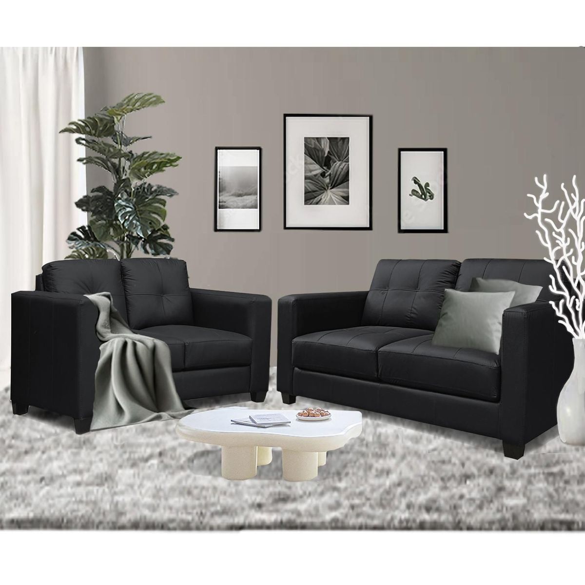 CASA BELLA - Juego de Sala 3-2 Cuerpos New Roma