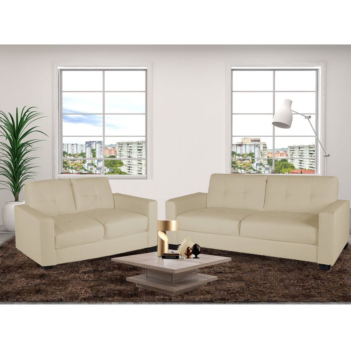 CASA BELLA - Juego de Sala 3-2 Cuerpos New Roma