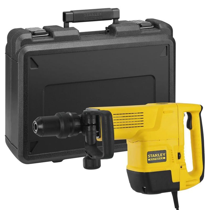 STANLEY - Martillo Demoledor SDS Max Stanley 1600W + Maletín STHM10K-B2 