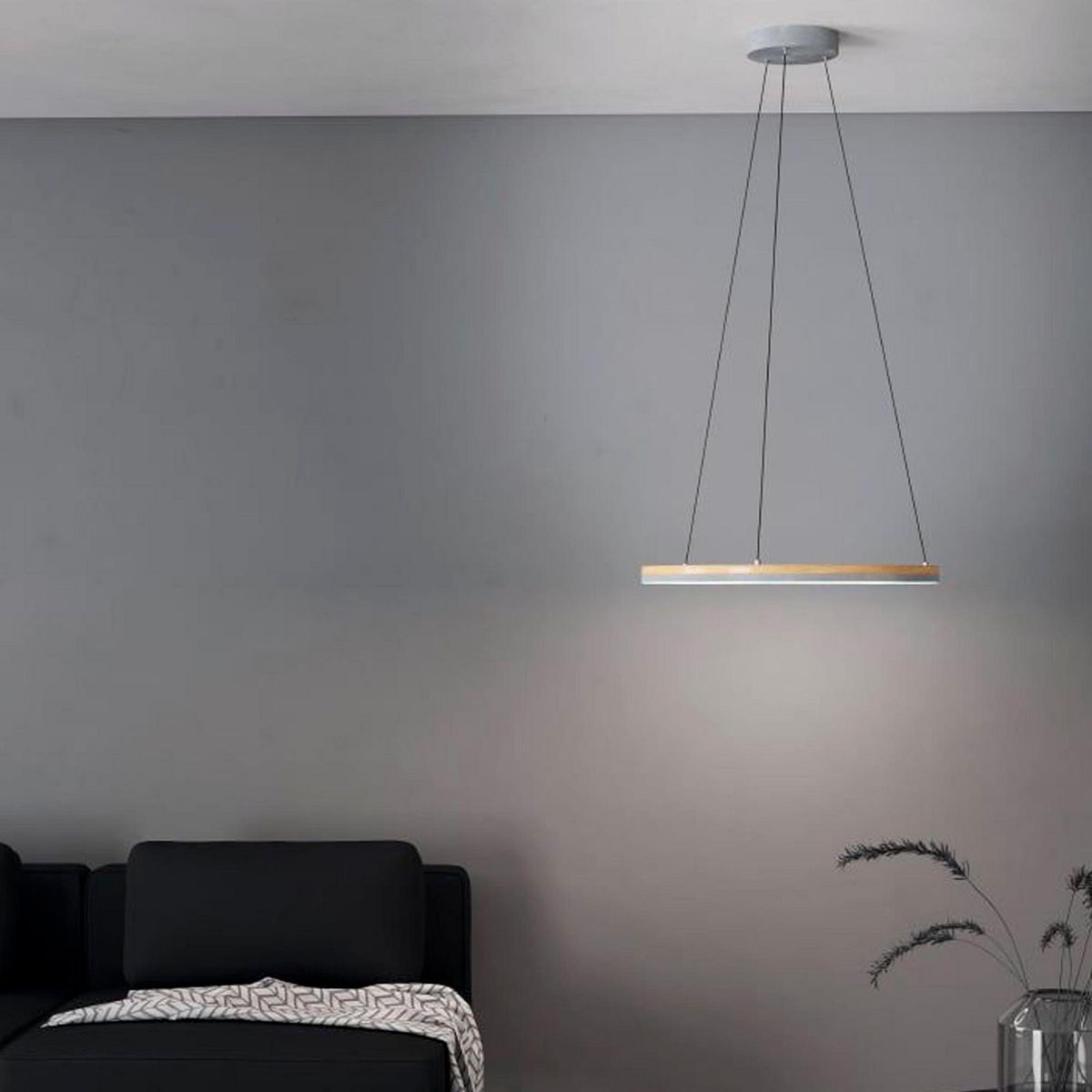 EGLO - Lámpara Colgante Cadinaro LED 1 Luz 36W