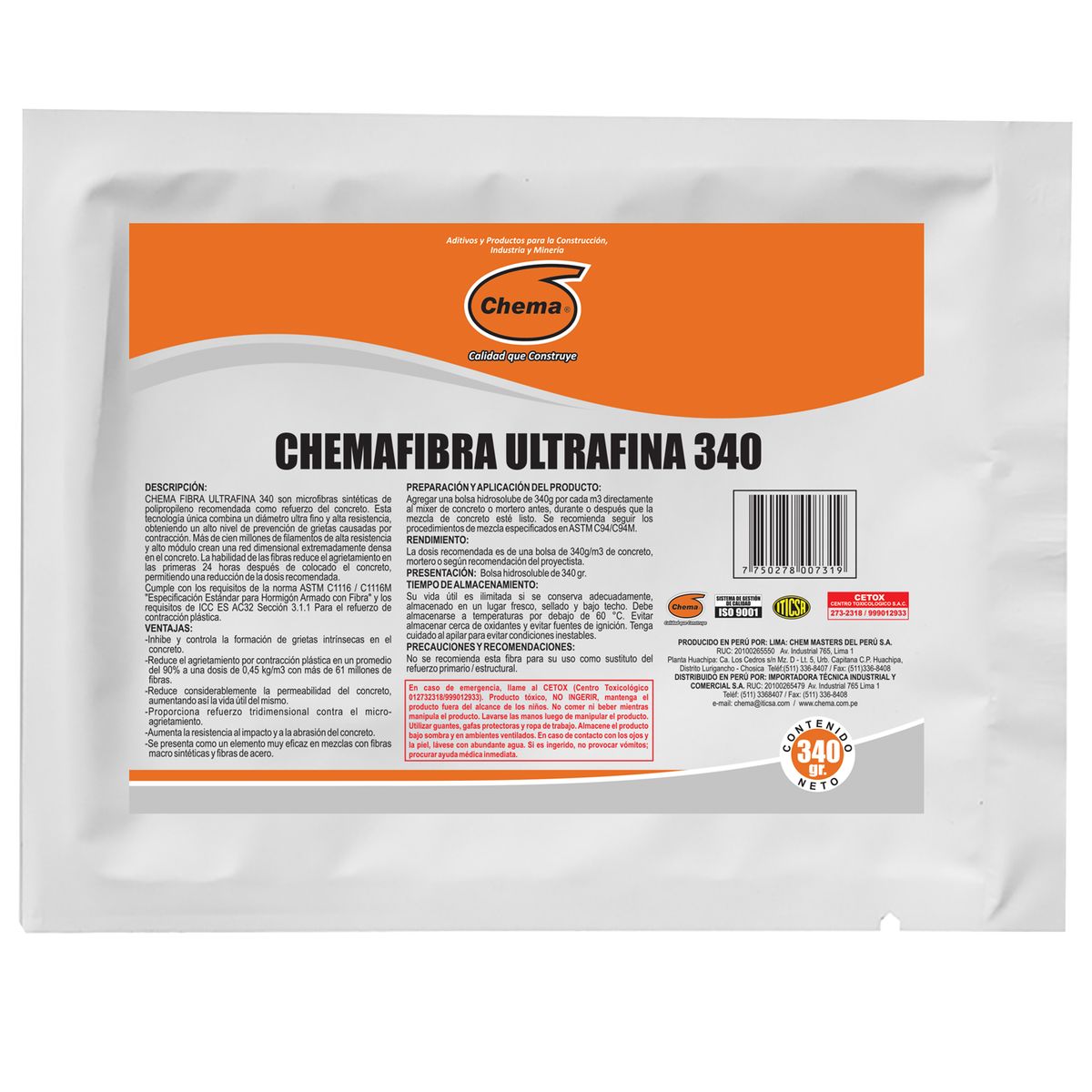 CHEMA - Chemafibra Ultrafina 340g