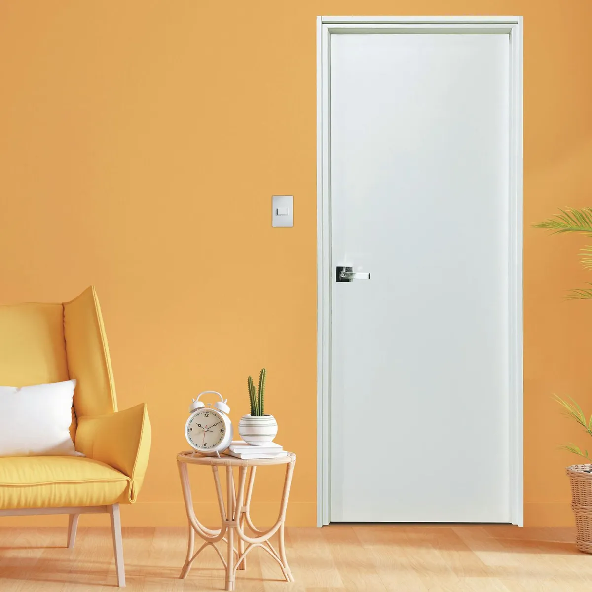 ALIDA - Puerta Interior HDF Flexilam Blanco