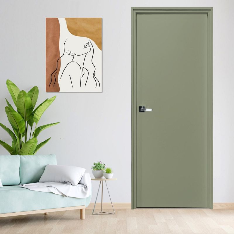 ALIDA - Puerta Interior FLEXILAM 77x209cm Verde Olivo