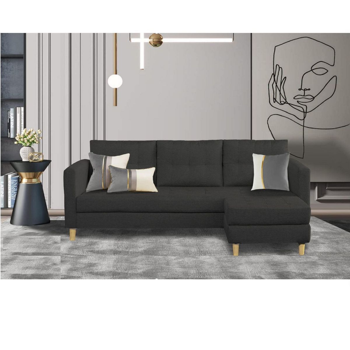 CASA BELLA - Seccional 3 Cuerpos Intercambiable Trento