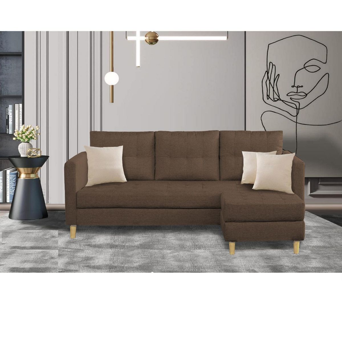 CASA BELLA - Seccional 3 Cuerpos Intercambiable Trento