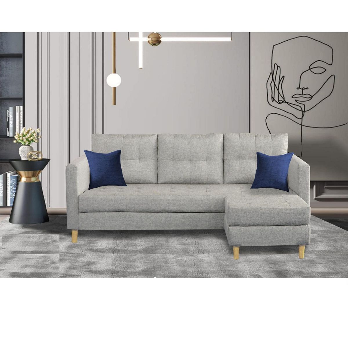 CASA BELLA - Seccional 3 Cuerpos Intercambiable Trento