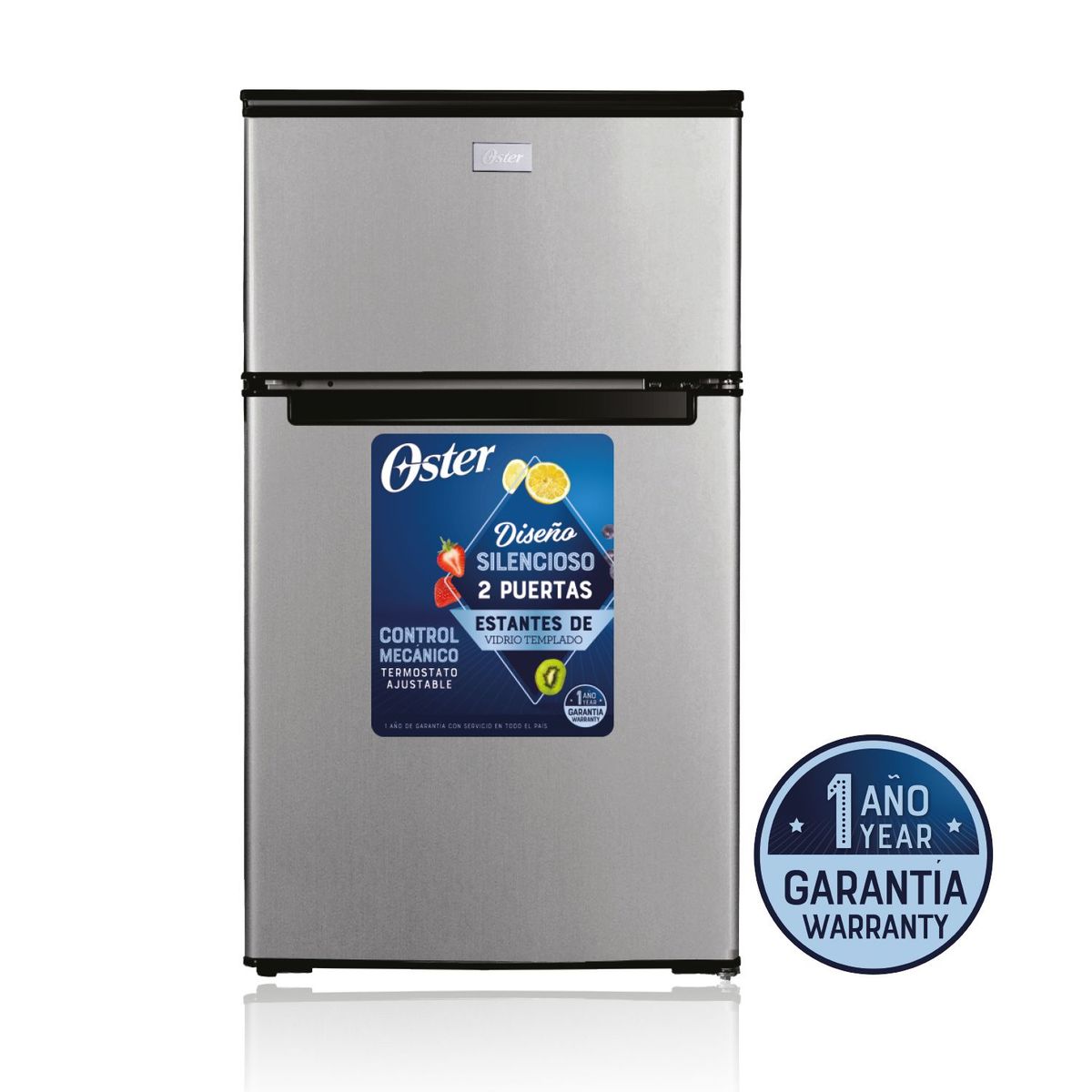 OSTER - Frigobar Oster 85 Lt OSPMB233BV Silver