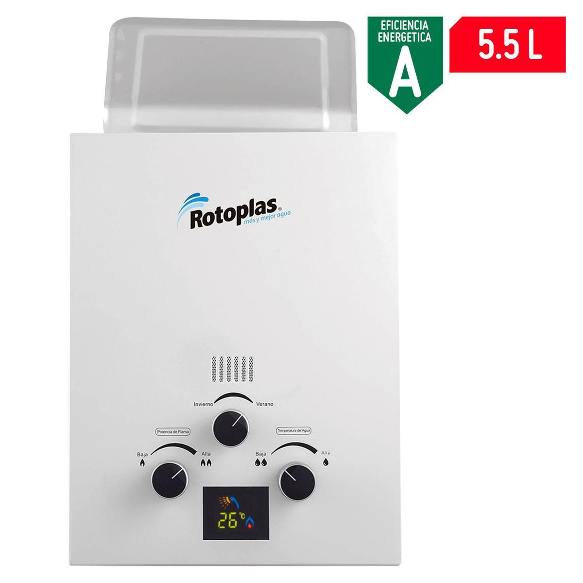 ROTOPLAS - Terma a Gas Rotoplas GLP 5.5L