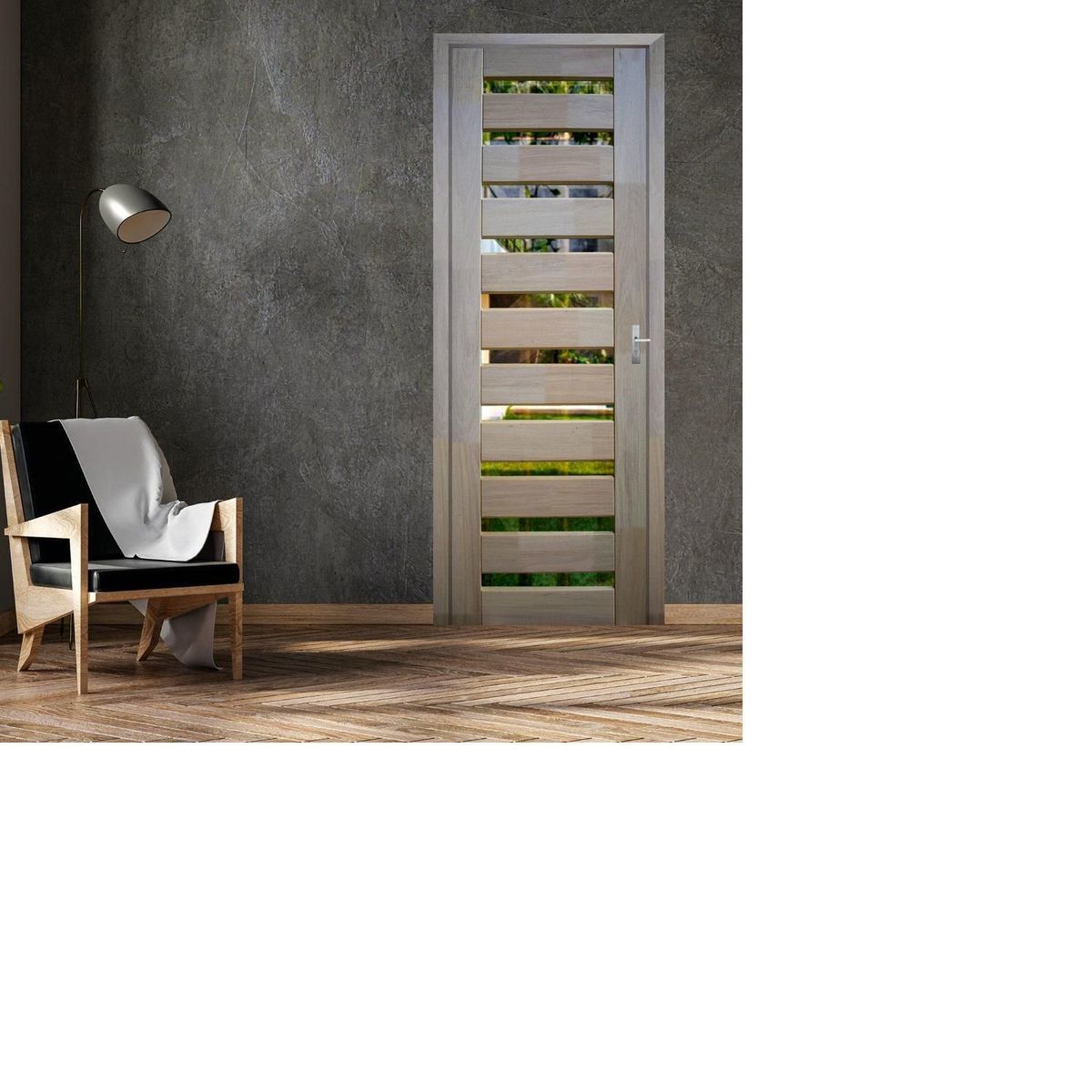 DIMFER - Combo Puerta Principal Vidriada Alicante 85+ Marco + Bisagras