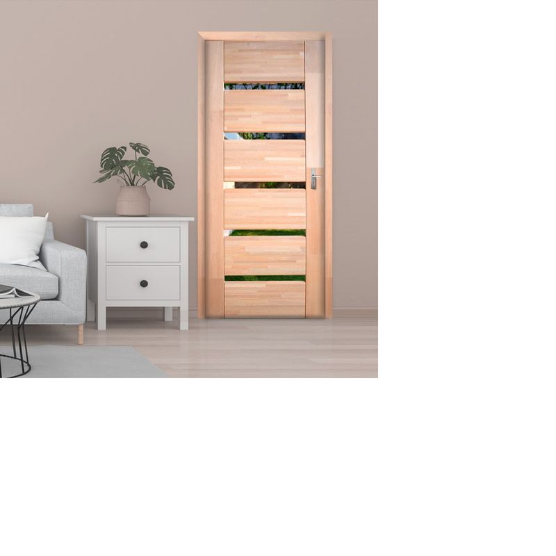 DIMFER - Combo Puerta Prinicipal Vidriada Salamanca 85+ Marc + Bis