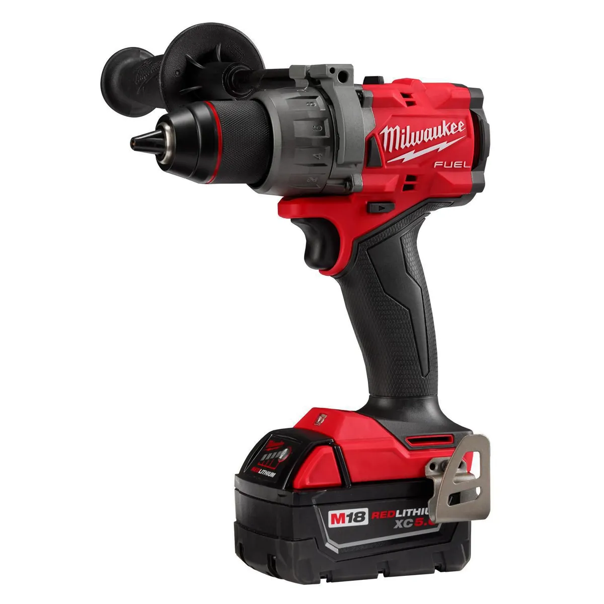 MILWAUKEE - Taladro Atornillador Percutor Inalámbrico 13mm 2904-259 + 2 Baterías + 1 Cargador Milwaukee