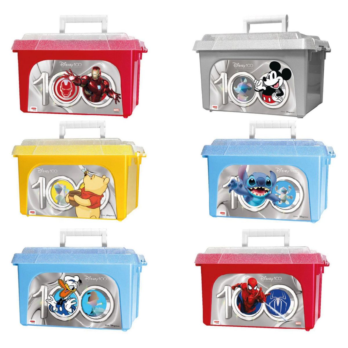 DURAPLAST - Cajas Organizadora Plástica 6L Disney 100