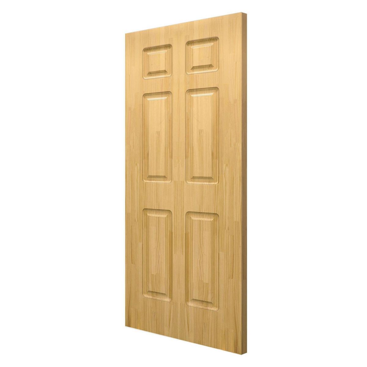 ARES - Puerta de madera Principal Valentina Solida Alistonada Pino 40X750X2070Mm Embolsado