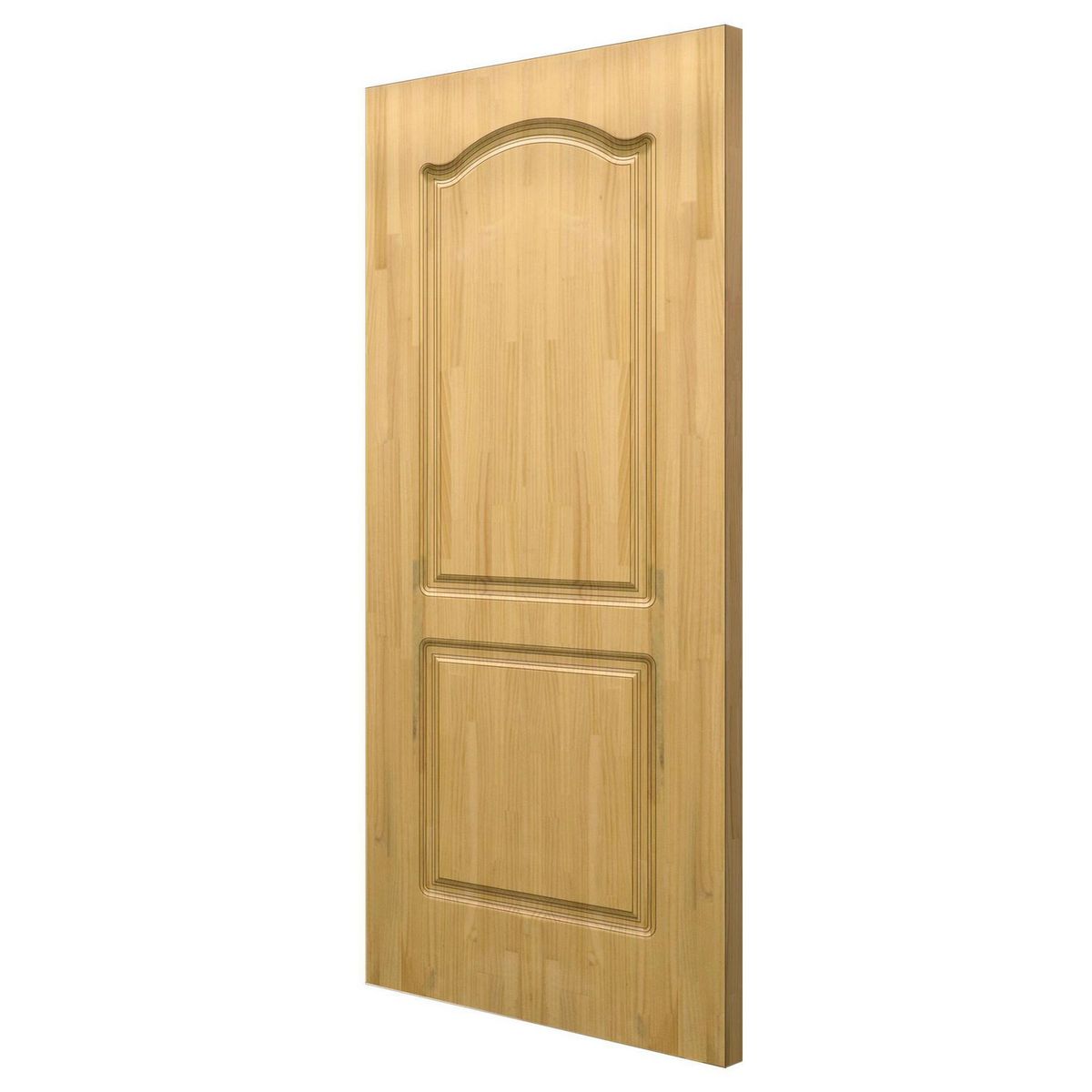 ARES - Puerta de madera Principal Rocio Solida Alistonada Pino 40X950X2070Mm Embolsado