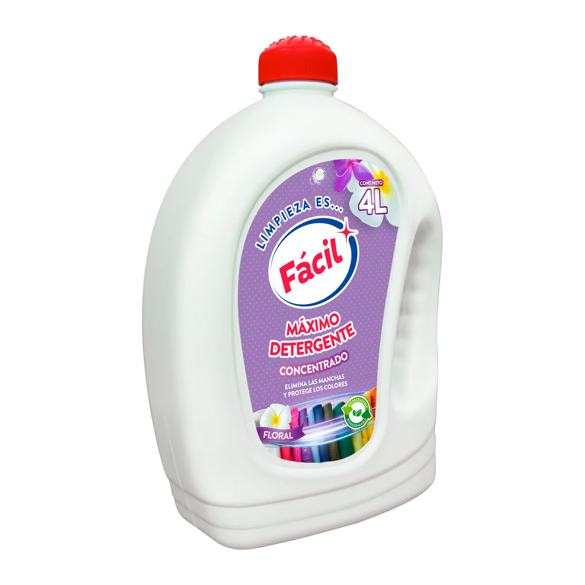 GENERICO - Detergente Líquido Facil Aroma Floral 4L