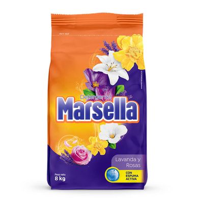 Detergente En Polvo Lavanda Y Rosas 8Kg Marsella