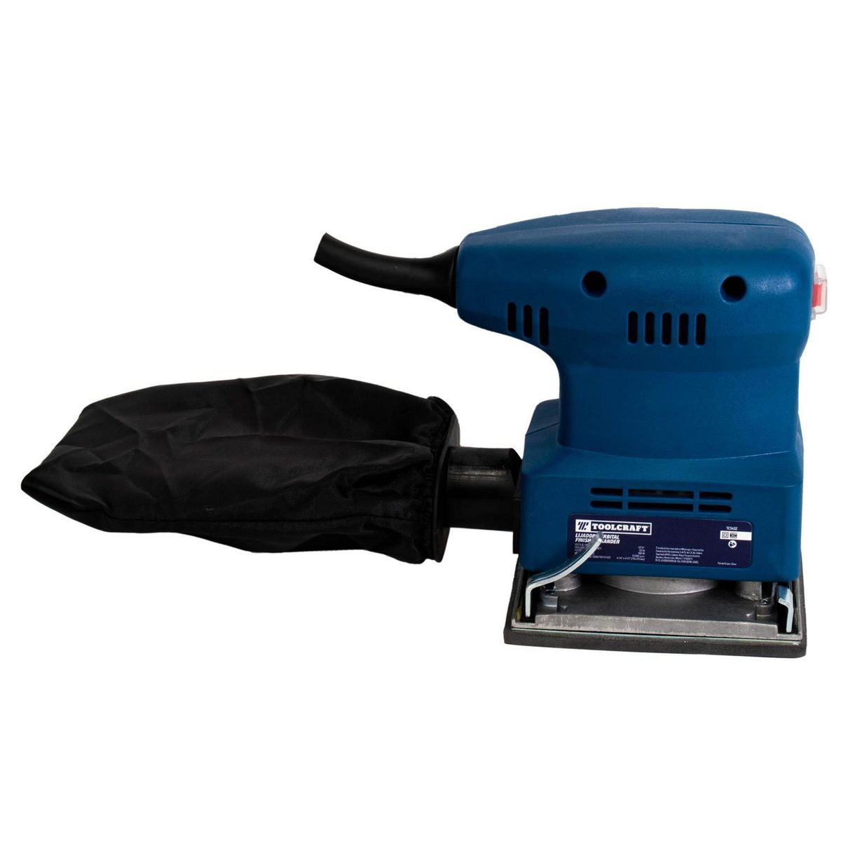  - Lijadora Eléctrica Orbital 4 1/4x4 1/2" 180W TC5910 Toolcraft