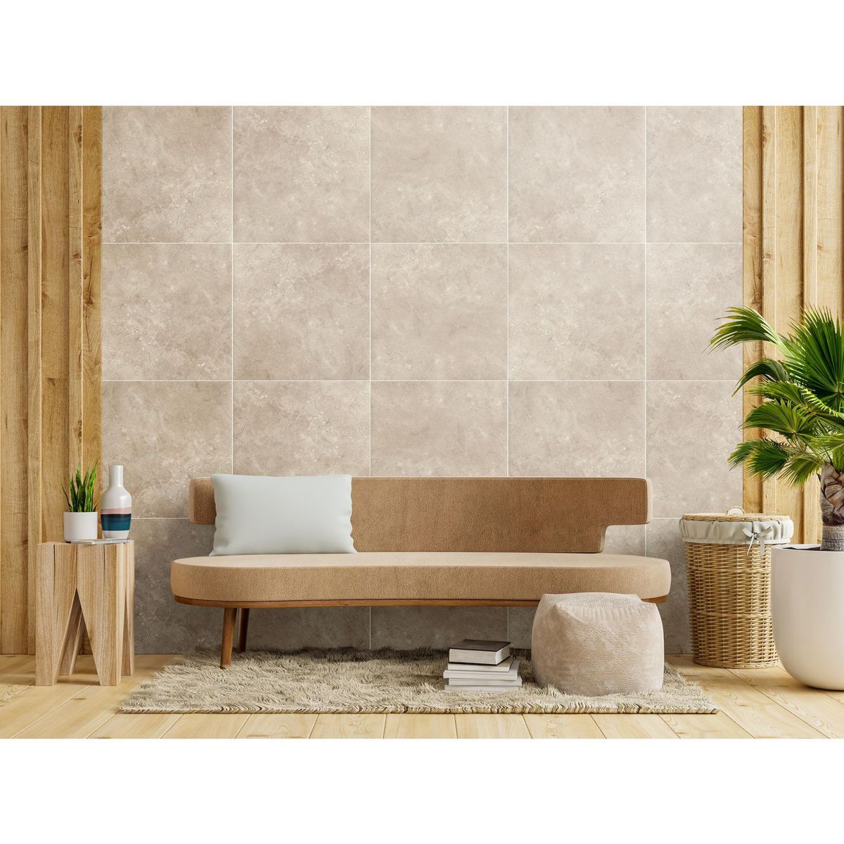 GALA - Cerámica Crema Marmolado 60x60cm 1.44m2 Zafra