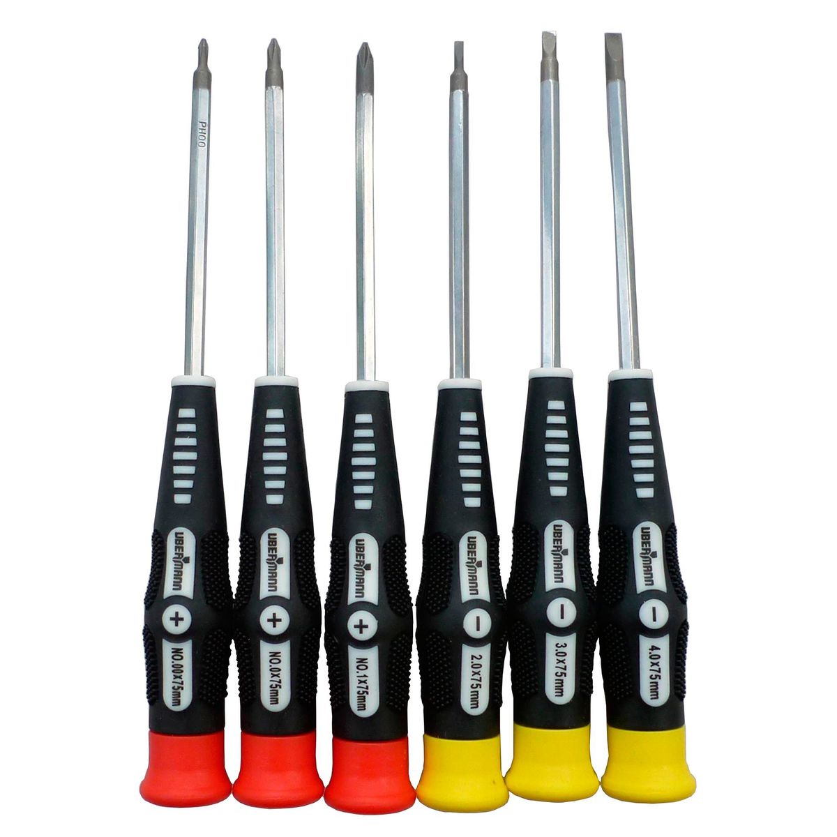 UBERMANN - Set Desarmadores De Precisión 6 Piezas Ubermann