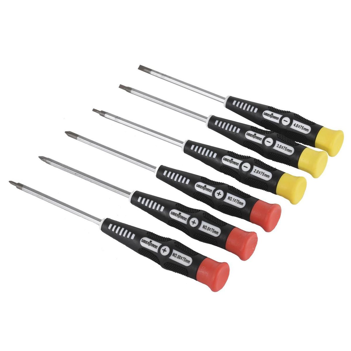 UBERMANN - Set Desarmadores De Precisión 6 Piezas Ubermann