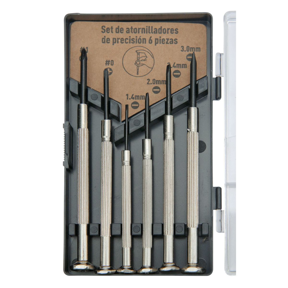 KARSON - Set Destornilladores De Precisión 6 Piezas Karson