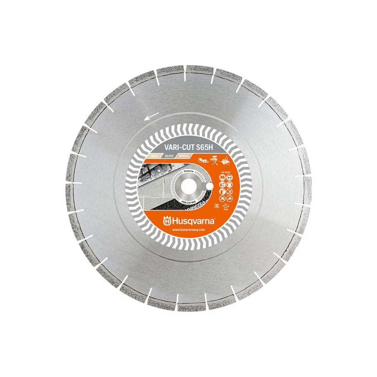 HUSQVARNA - Disco de Corte Diamantado S65 de 14'' Husqvarna