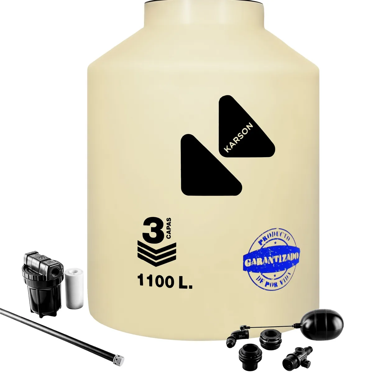 KARSON - Tanque de Agua Arena Karson 1100 L + Accesorios