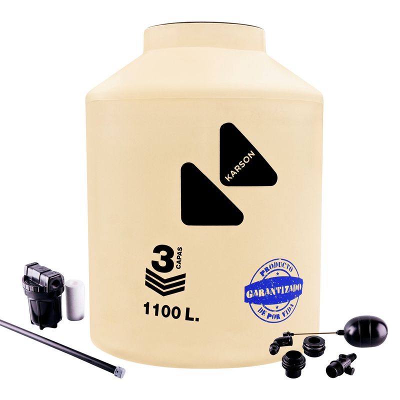 KARSON - Tanque de agua Arena Karson 1100 L + Accesorios