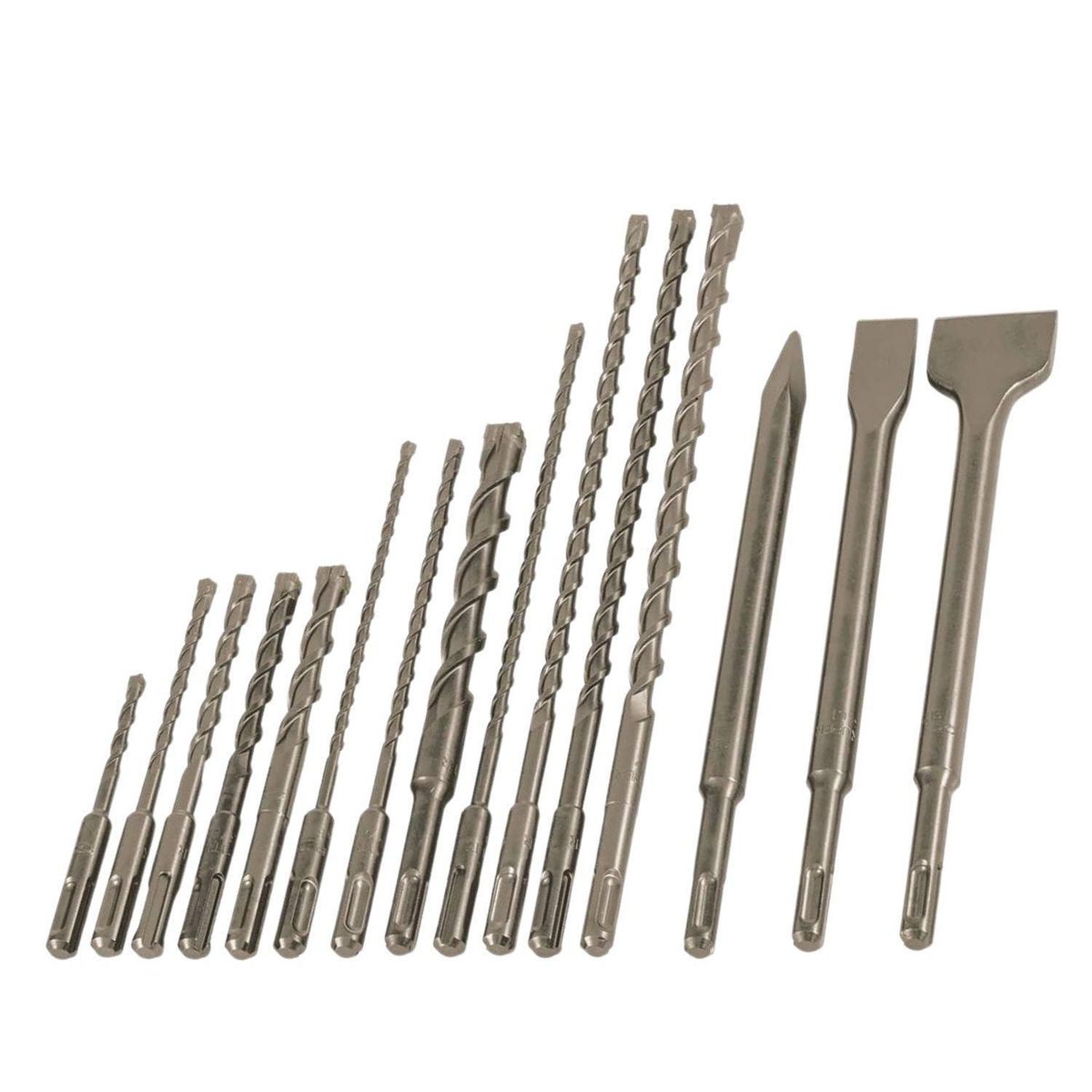 TRUPER - Juego de Brocas y Cinceles SDS Plus 15 Piezas Truper