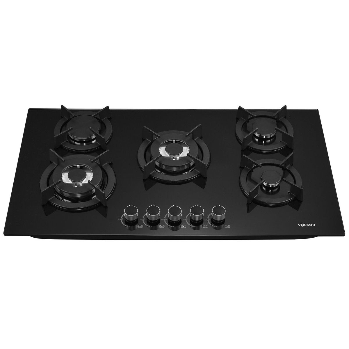 VOLKER - Cocina empotrable Gas Volker CE87D2 X5 Quemadores
