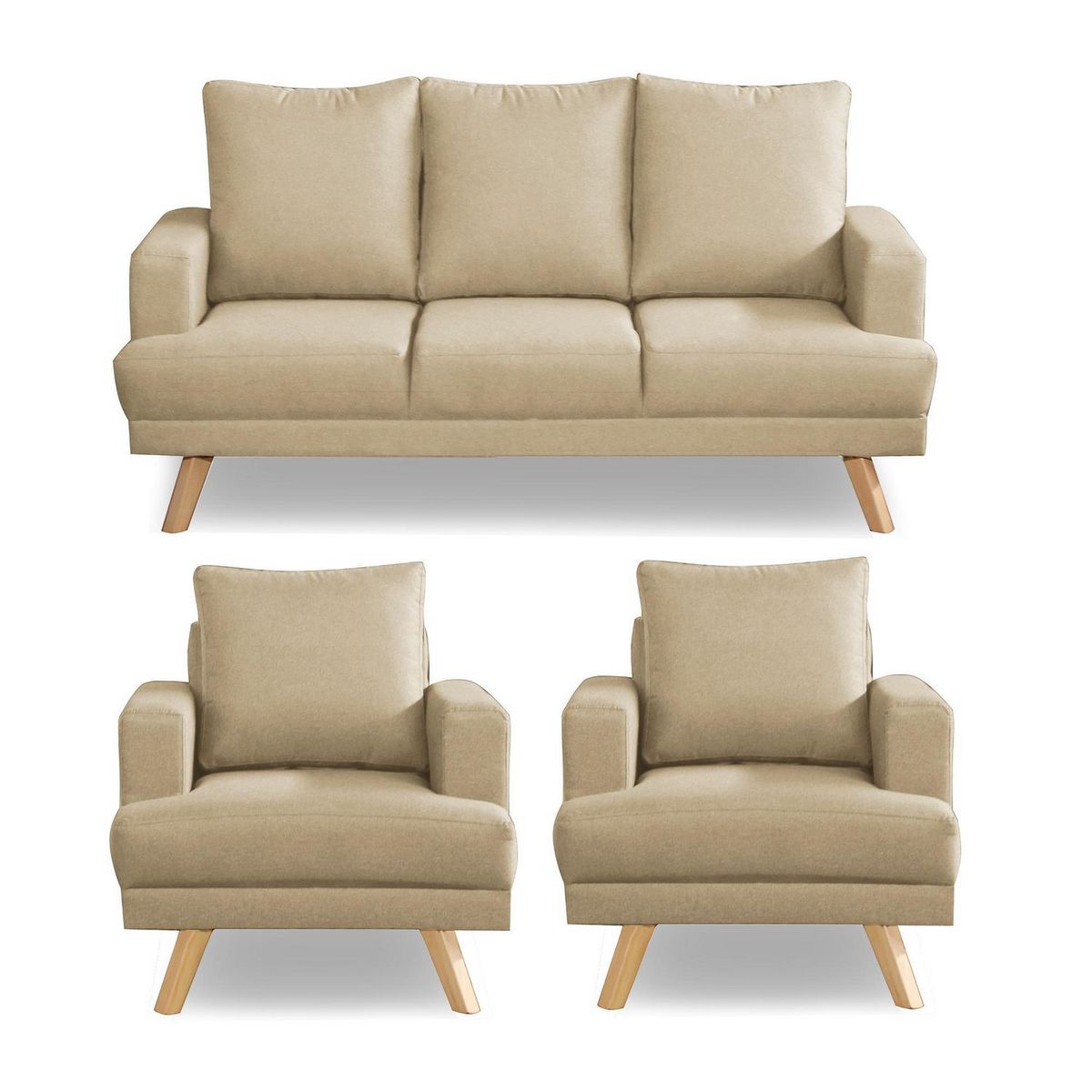 CASA BELLA - Juego de Sala 3-1-1 Verona