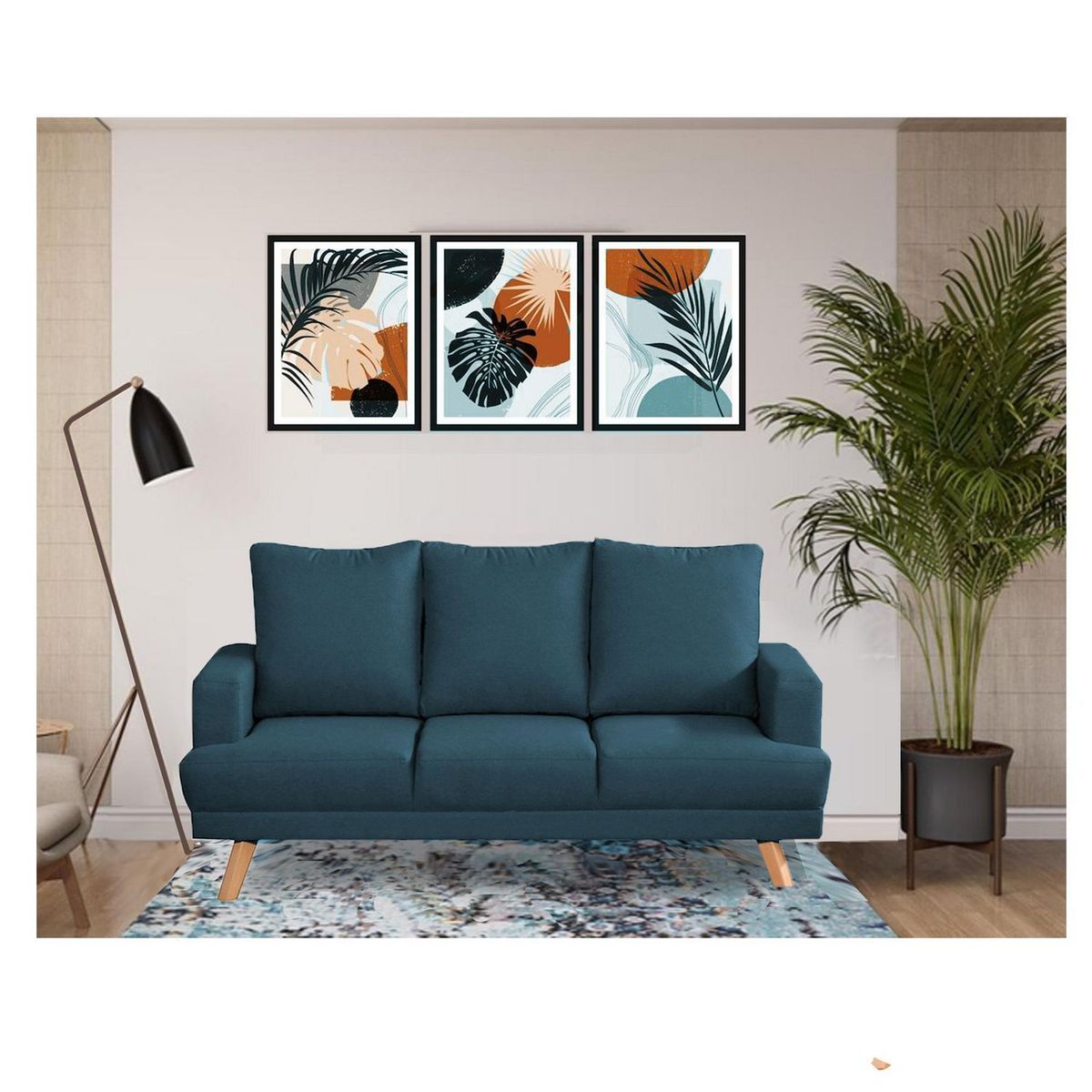 CASA BELLA - Sofá 3 Cuerpos Verona