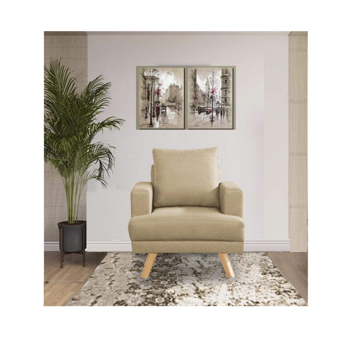 CASA BELLA - Sofá 1 Cuerpo Verona