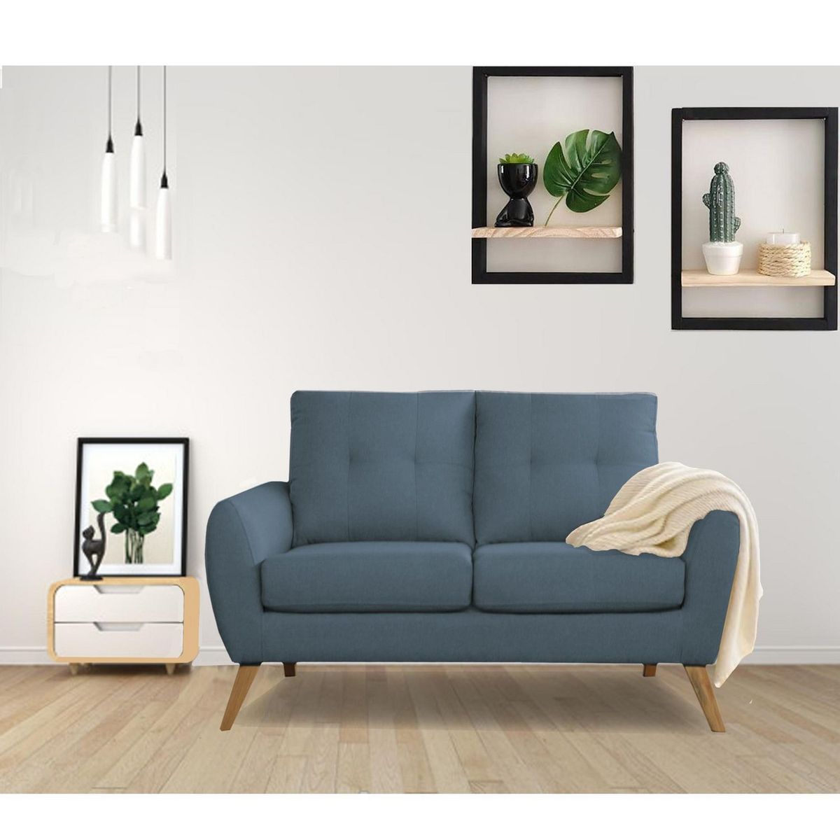 CASA BELLA - Sofá 2 Cuerpos Cagliari