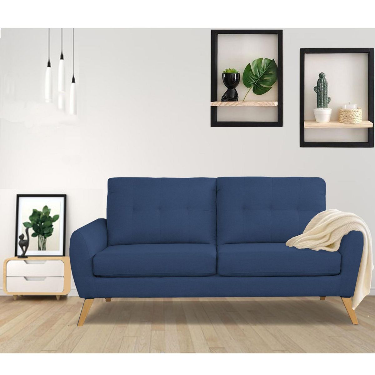 CASA BELLA - Sofá 3 Cuerpos Cagliari