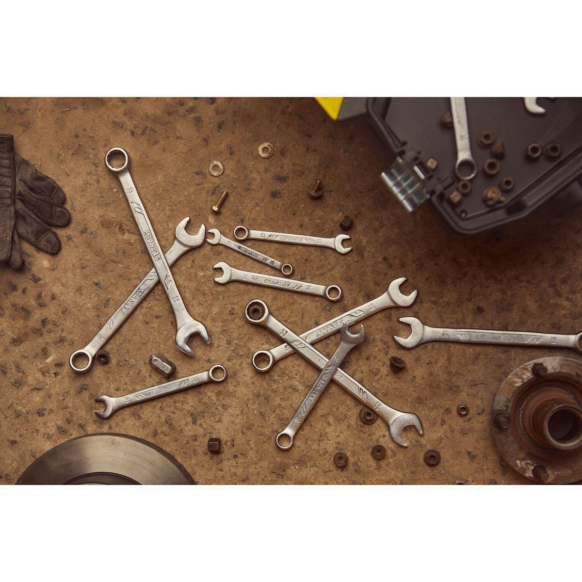 STANLEY - Llave Combinada Stanley  Anti-Slip 16mm